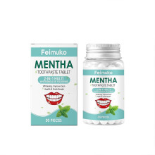 Cleansing Mouthwash Tablets Are Carefully Formulated From Modified Corn Starch And Sodium Bicarbonate