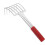 Stainless Steel Clamming Rake for Shell Harvesting, Comfortable Handle Beach Shellfish Digging Tool 4