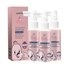 (3*Strawberry flavor) 1-3pcs 40ml Oral Care Spray for Children Tooth Decay Protection Kids Teeth Cleaning