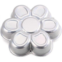 3D Flower Shape Aluminum Cake Mold, Non-Stick Baking Pan for DIY Birthday Cakes, Heat Resistant up to 550F