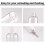 3 X 50ml Spray Bottle Clear Empty Fine Mist Bottle 2