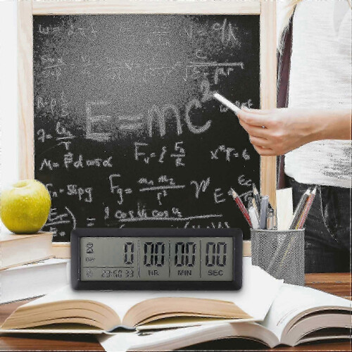 2025 new999-Day Digital Countdown Timer Clock - Large Black Display for Lab/Kitchen/Graduation 1