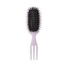 Professional Hair Care Comb with Gentle Massage Soft Bristles Hair Comb Styling Tool for Dry Scalp and Daily Use  Purple
