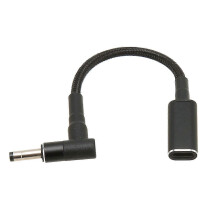 USB C Female to DC Male 4.0 x 1.7mm 100W Dual PD EMARK Chip Adapter Plug Converter Laptop Charging Adapter