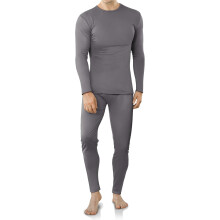 Herren Thermo-Unterwäsche Set Warm Atmungsaktiv Basisschicht Graphit L — herren skibekleidung, skiunterwäsche