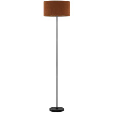 Lampada da terra scandinava in velluto a coste stabile marrone 40x165 cm — illuminazione soggiorno