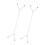 (White) 2Pcs Adjustable Mattress Straps & Clips 1