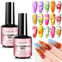 (Poke glue white) Quick Diffusion Gel Nail Art Blush Gradient Fast Blending Liquid Salon Nail Color Gel 30ml
