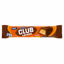 McVitie's Club Layers Orange 39g (Pack of 24)