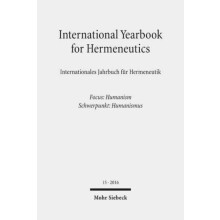 International Yearbook for Hermeneutics 15 Internationales Jahrbuch fu