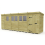 17 x 4 Pent Shed Tanalised (Single Door, With Windows) 2