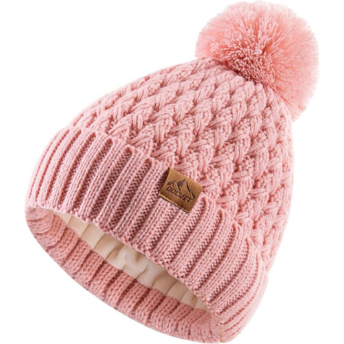 Set Invernale per Bambini: Cappello, Sciarpa e Guanti, Caldo e Confortevole, 3-9 Anni, Rosa 1