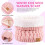 Set Invernale per Bambini: Cappello, Sciarpa e Guanti, Caldo e Confortevole, 3-9 Anni, Rosa 6