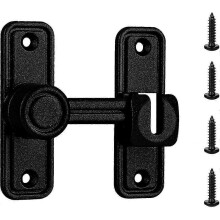 Barn Door Lock Latch, 90 & 180 Degree Heavy Duty Barn Door Latch Hardware Barn