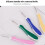 2 Pcs/Set Seam Rippers Thread Remover Easy to Use Sewing Tool Silicone Wire Remover for Needle Work 5