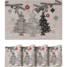 Weihnachtliche Tischsets Dekorativ Abwaschbar Strapazierfähig 4 Stk. 30x45 cm — tischsets, pvc platzsets