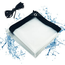Telone Protettivo Impermeabile Bianco 3x6m Copertura da Giardino Resistente — telo legna, telo edilizia