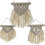 Rustic Tassel Wall Hanging Decor Hanging Wall Decor 2Pcs for Bedroom and Dorm 1