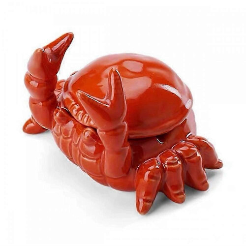 Crab Ashtray with Lid for Indoor or Outdoor Use