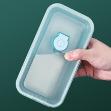 (With sealed cover) Travel Snack Containers - 2 Compartments
