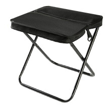 Portable Backpack Stool Pocket Chairs with Carrying Bag, Folding Chair for Outdoor Camping Picnic Hiking Fishing Black