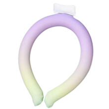 (F) PCM Cooling Neck Ring Reusable Freeze Ice Neck Band Summer Heat Relief Hanging Neck Cooler for Outdoor Sports