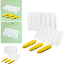 Corn Silicone Mousse Cake Molds Nonstick Corn Designs Pastries Silicone Molds for Cheese cake and Chocolate