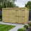 12 x 8 Pent Shed Tanalised (Double Door, No Windows) 1