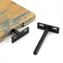 25-26 4pcs Floating Shelf Bracket, Metal Invisible Shelf Bracket, Heavy Duty Hidden Shelf Bracket, Invisible Wood Shelf Bracket