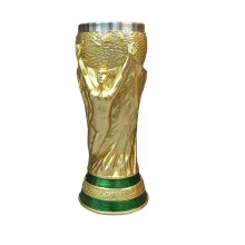 2026 World Cup Trophy Shape Beer Mug - 8x8x20cm, Unique Design, Perfect for Fans Gift & Collection, World Cup Shape Beer Mug