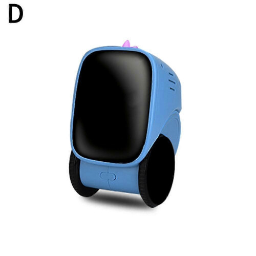 (Blue) Versatile Reliable Smart charging robot voice control children's early education programming toy Stylish