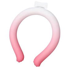 (E) PCM Cooling Neck Ring Reusable Freeze Ice Neck Band Summer Heat Relief Hanging Neck Cooler for Outdoor Sports