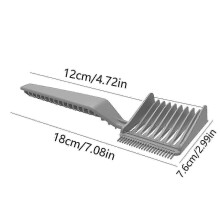 Professional Barber Fade Comb, Ergonomic Anti-Static Flat-Top Hair Cutting Comb for Precise Blending and Fading
