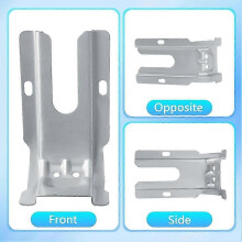 Anti-Tip Bracket Kit for Stove Range Oven, Metal, Wall or Floor Mount, Easy Installation, Compatible with Frigidaire Electrolux, 2-Pack