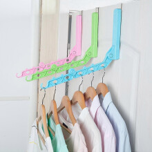 Portable Foldable Over-the-Door Drying Rack, ABS Space-Saving Hanger for Clothes Socks Towels, No Tools Needed