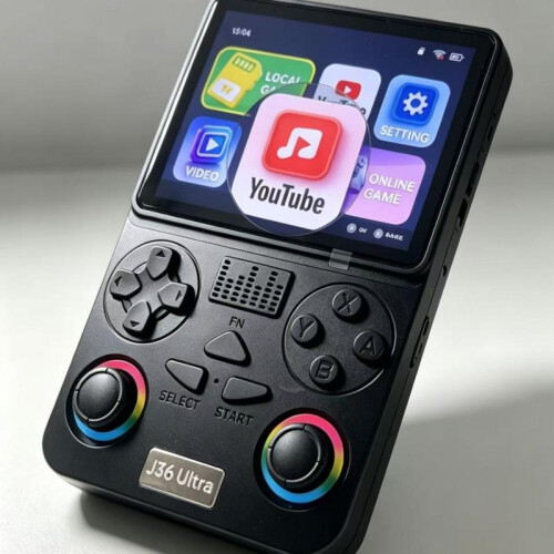 (White, 128G) PSP Handheld Game Console Android System WiFi Gaming 3.5 inch