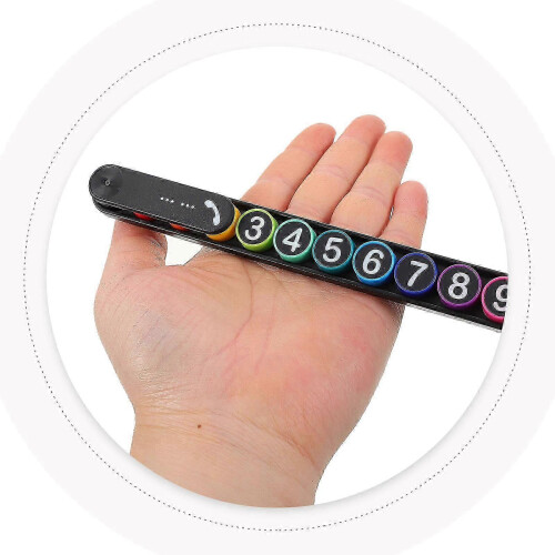 Car Temporary Parking Phone Plastic 5Pcs for Easy Readability 1