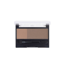 (02 -Brownish Gray) Eyebrow Stamp Powder Natural Shape Eye Makeup Waterproof Mirror ADJUSTABLE NEW