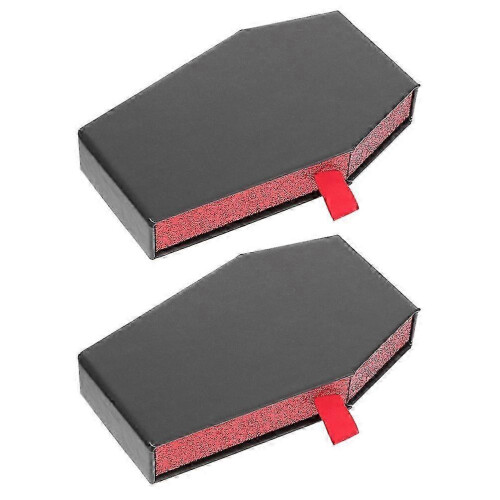 Black Halloween Candy Boxes for Storage Use with 2Pcs Coffin Boxes 2