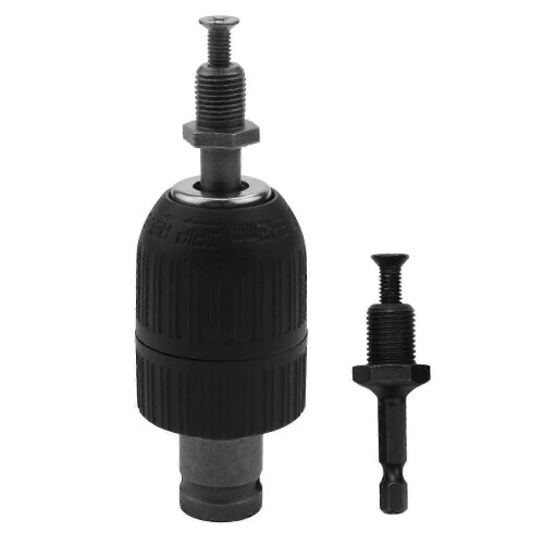 4PCS Keyless Drill Chuck Conversion Tools, 13mm Keyless Drill Chuck, Used for Impact Wrench Convers 2