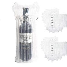20-Pack Inflatable Wine Bottle Protectors - Anti-Shock Glass Sleeves