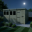 12 x 8 Pent Shed Tanalised (Single Door, With Windows) 3