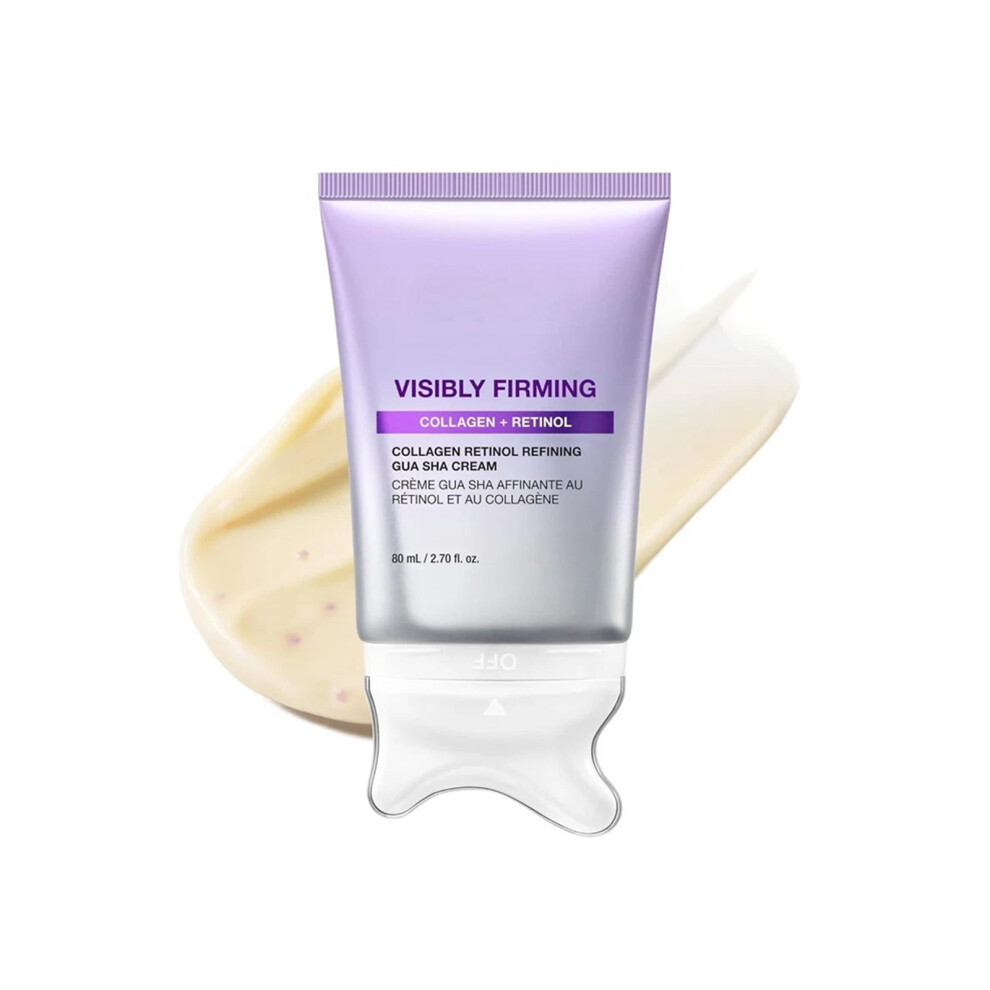 (80ml) Collagen Retinol Refining Gua Sha Cream Tightens And Evens Skin Tone Smooth 80ML