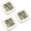 3-Pack Mini Bluetooth Hygrometer - Wireless Indoor/Outdoor Humidity & Temperature Sensor 1