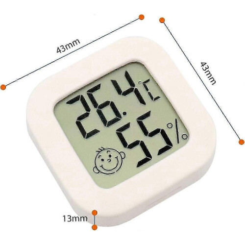 3-Pack Mini Bluetooth Hygrometer - Wireless Indoor/Outdoor Humidity & Temperature Sensor 1