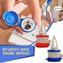 2 Pcs Milk Carton Pourer Drink Deflector Box Lid Box Juice_fusmg