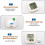 3-Pack Mini Bluetooth Hygrometer - Wireless Indoor/Outdoor Humidity & Temperature Sensor 4