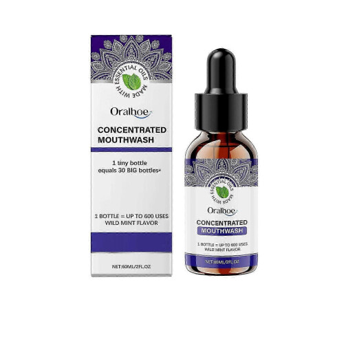 Fresh Mint Mouthwash with Lavender