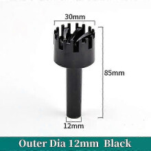 (Black-12mm) Aquarium Skimmer Pvc Pipe Spin Surface Inflow Aquarium Water Plant Filter Cleaning Tool Fish Tank Accessories