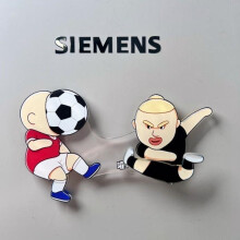 (Figure 4) Haaland Spinning Fridge Magnet Funny Football Scene Magnetic Decoration Fan Gift